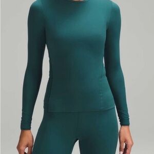 Lululemon Wundermost Ultra-Soft Nulu Crewneck Long-Sleeve Shirt